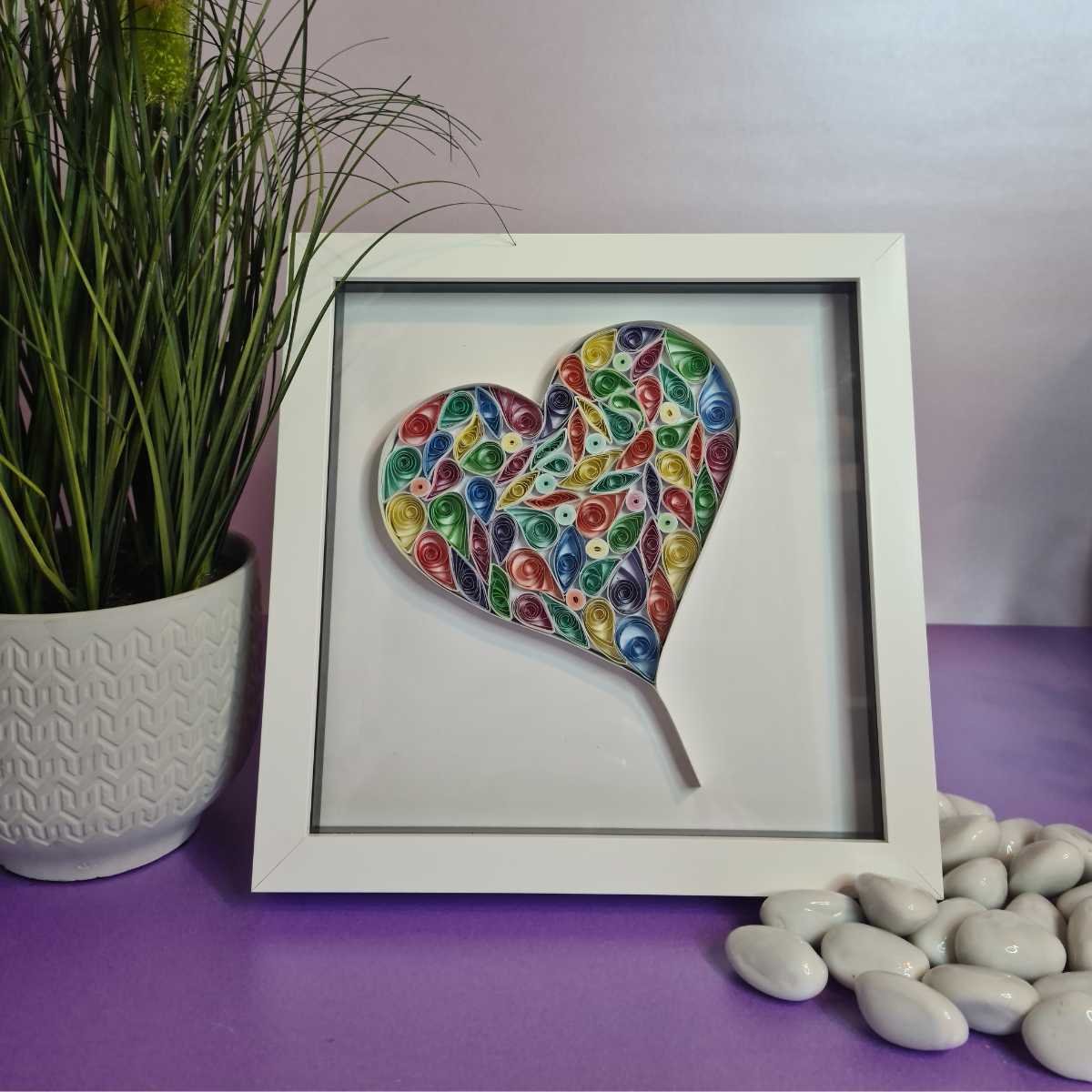 Quilled Heart Picture