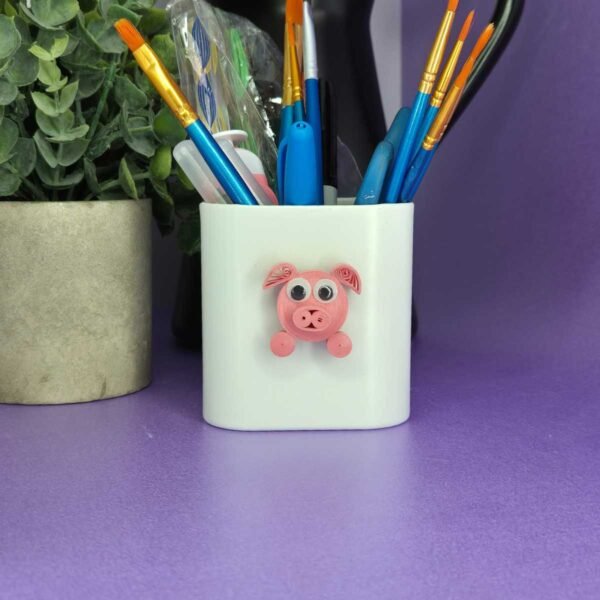 Quilled Pig Magnet