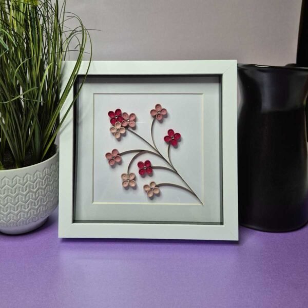 Quilled Pink Blossom Picture 01